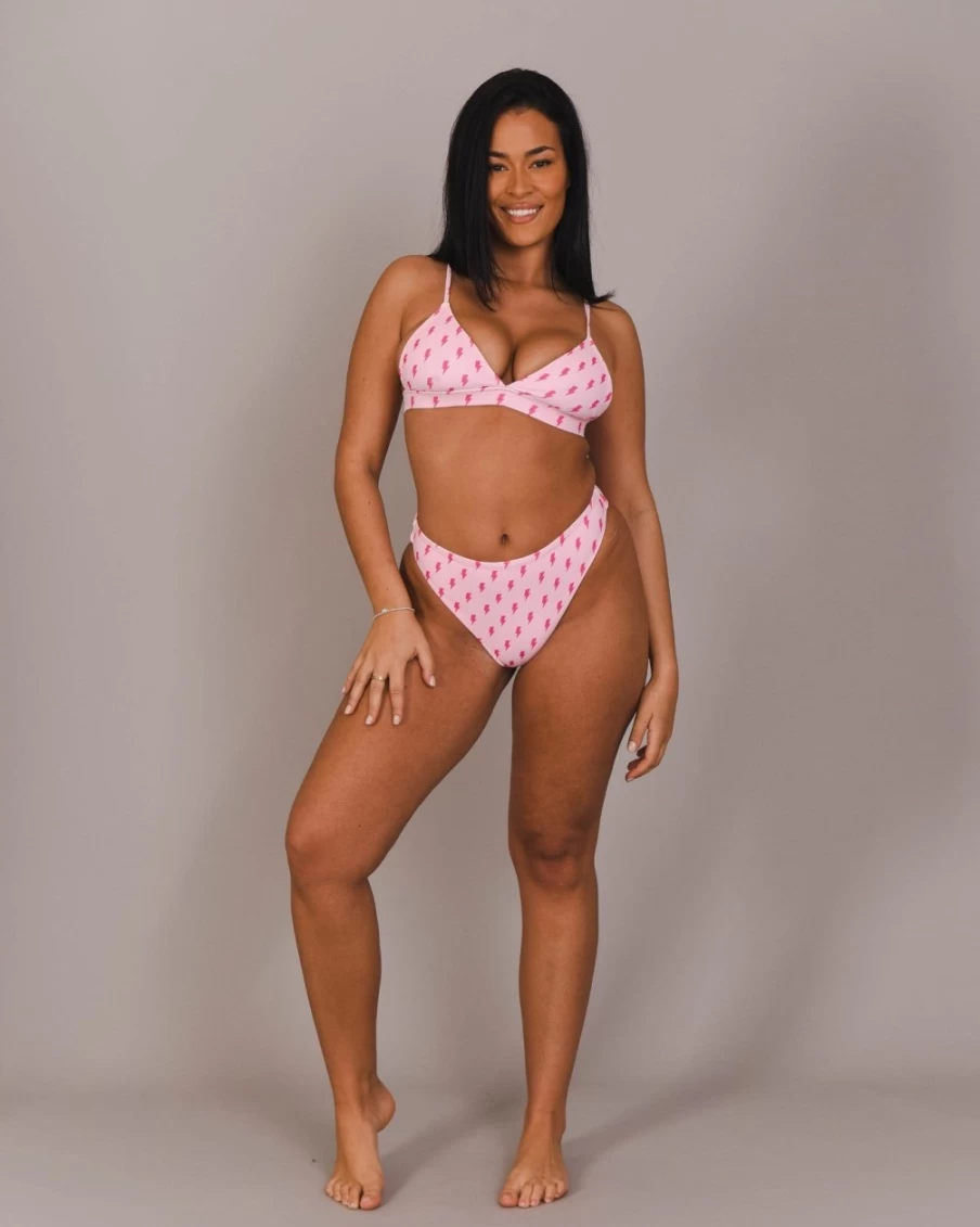 OOSC Women's Strike Of Luck Boost'Em Up Bikini Top - Trendy Swimwear for Summer