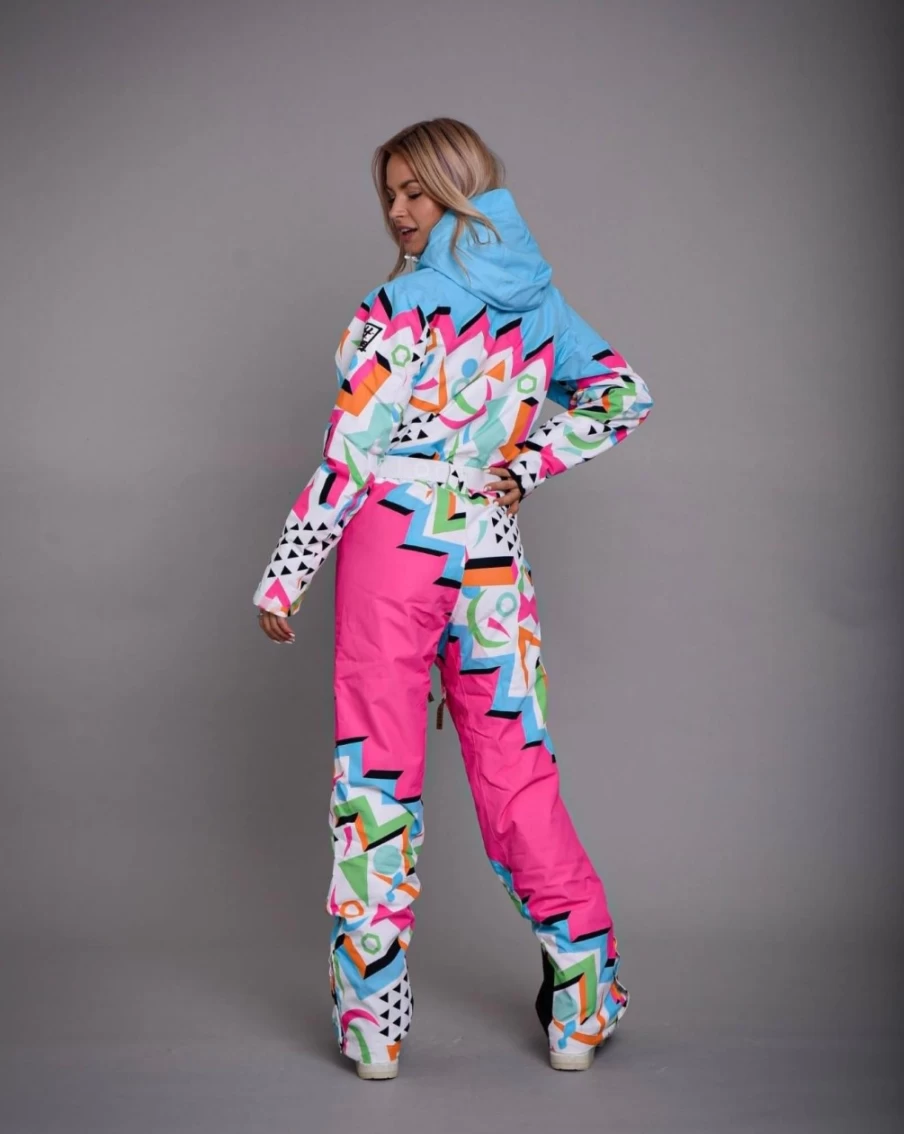 OOSC Women's Insulated Ski Suit with Nuts Cracker Design - Waterproof Winter Jacket & Pants for Snowboarding