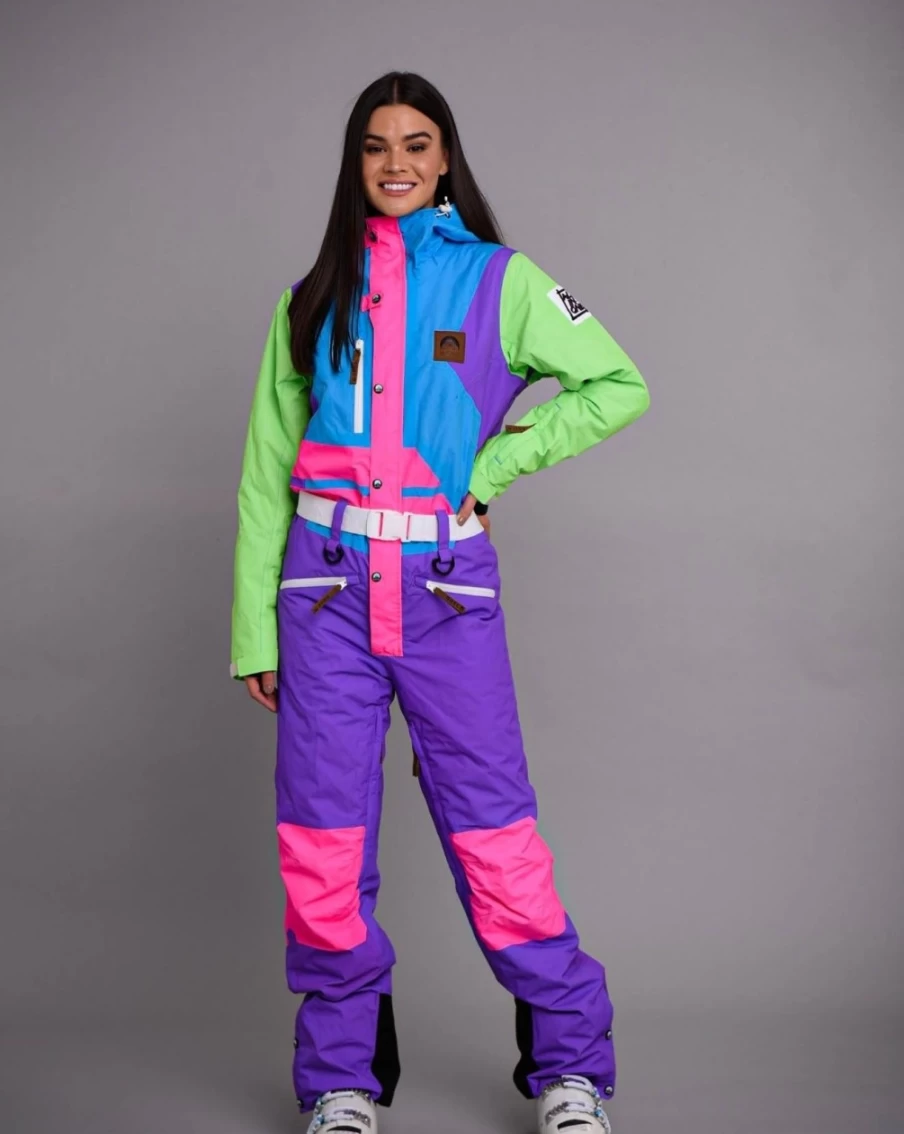 OOSC Women's Powder Hound Ski Suit - Waterproof Winter Snowsuit for Skiing & Snowboarding
