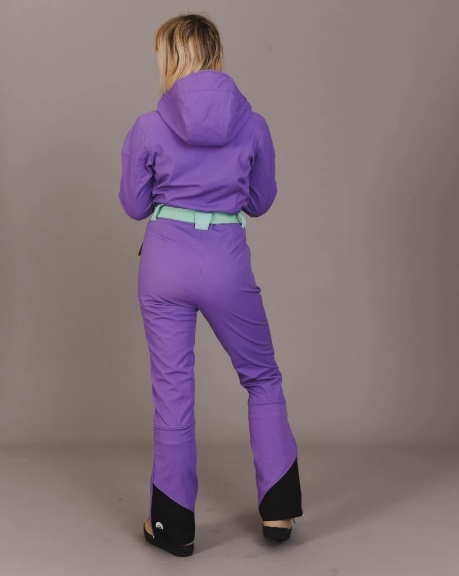 OOSC Unisex Chic Lavender Ski Suit - Trendy Winter Sports Outfit for All Genders
