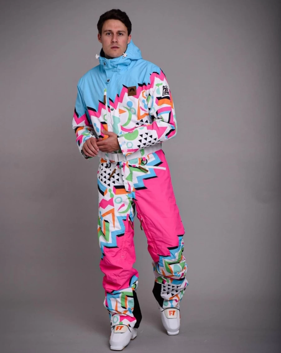 OOSC Men's Waterproof Ski Suit with Nuts Cracker Design - Winter Snow Jacket & Pants Set