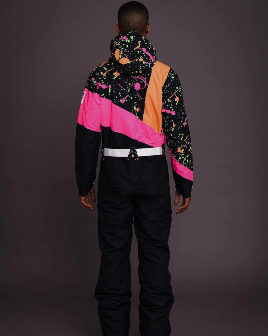 OOSC Unisex Retro Ski Suit - 90s Inspired Snow Outfit for Men & Women