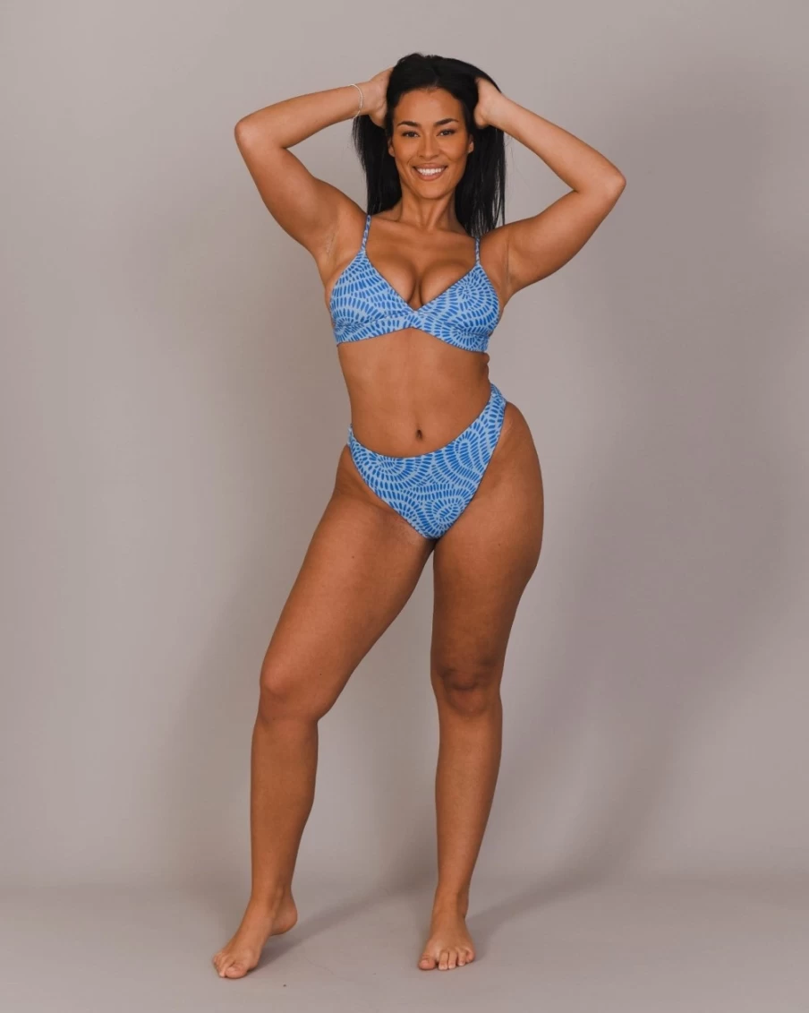 OOSC Women's Moroccan Dream Boost'Em Up Bikini Top - Stylish & Supportive Swimwear