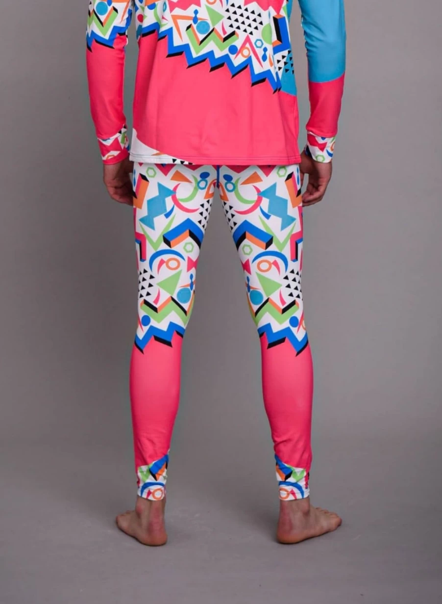 OOSC Men's Thermal Base Layer Pants - Nutcracker Winter Warm Fleece Lined Tights for Cold Weather