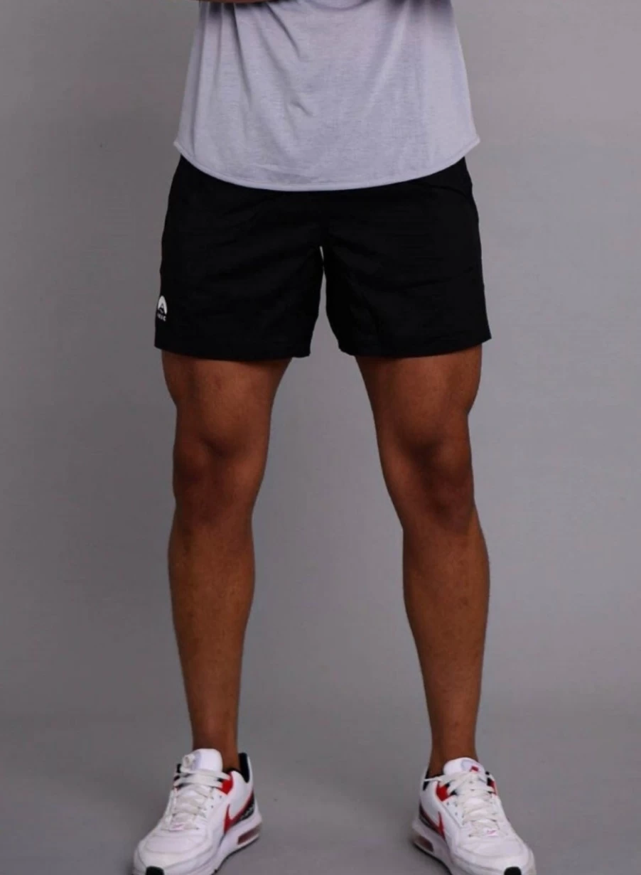 OOSC Men's Last Rep Gym Shorts - Black Workout Shorts for Men